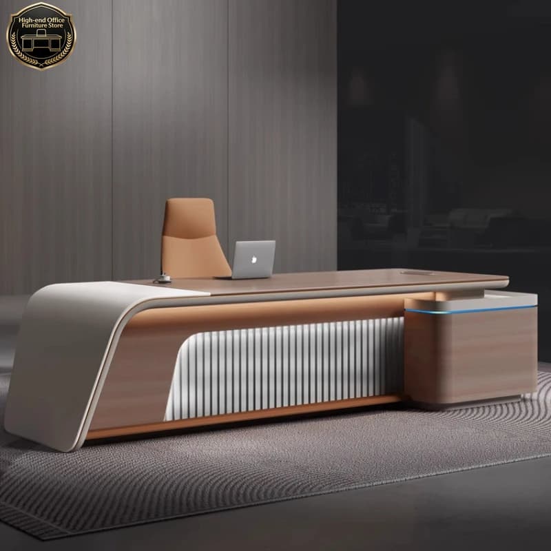 Organizzatore per Lampada, Scrivania Direzionale Moderna di Lusso, Cassetti per Computer, Organizzatore per Studio, Mesa Para Computador, Ufficio Domestico