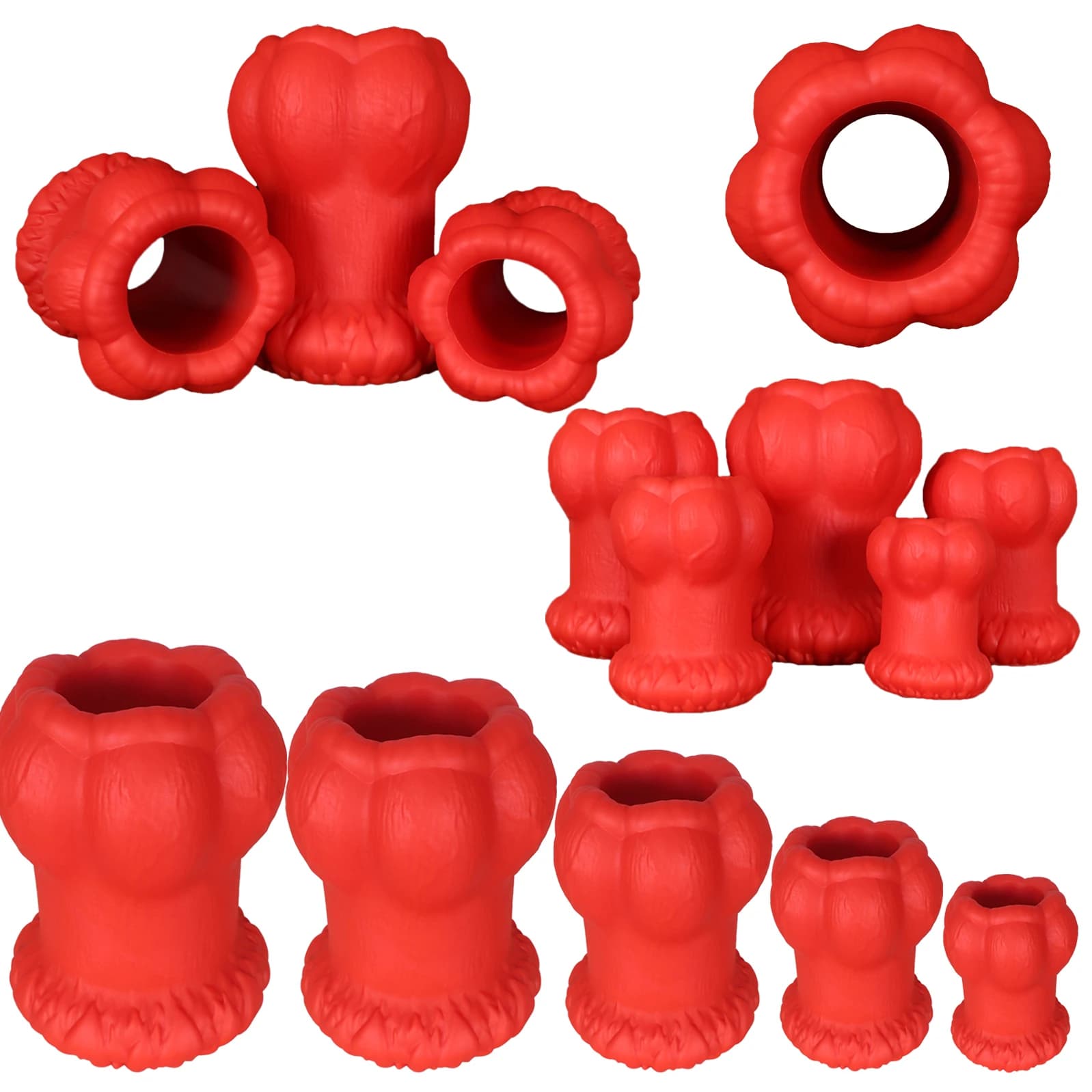 Enorme plug anale cavo, dilatatore per la pulizia dell'ano, sex toy per donne e gay, speculum morbido in silicone, siringa per enema anale.