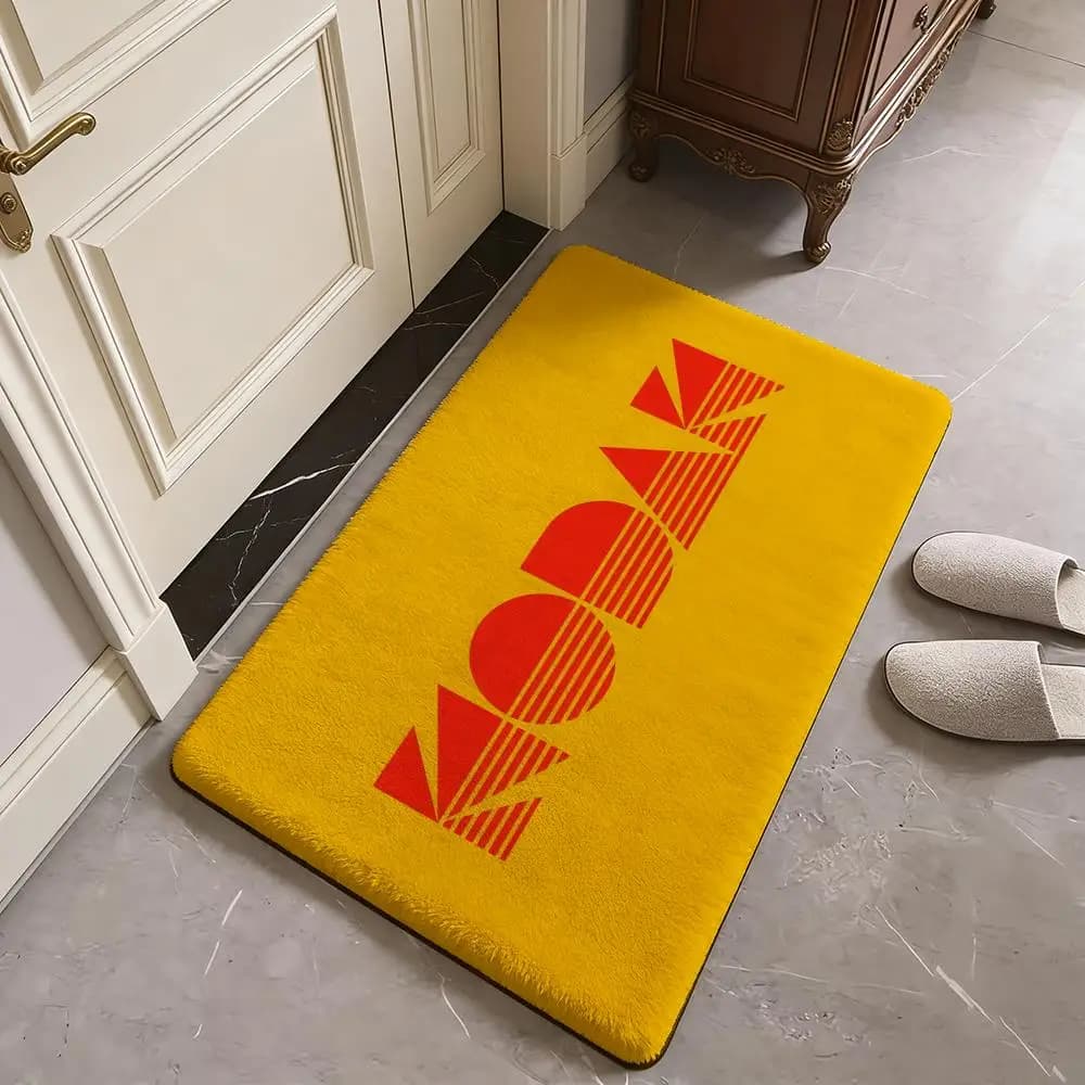 Tappetino da pavimento Anime Luxury K-Kodak, tappetino in flanella, antiscivolo, assorbente, lavabile, per interni