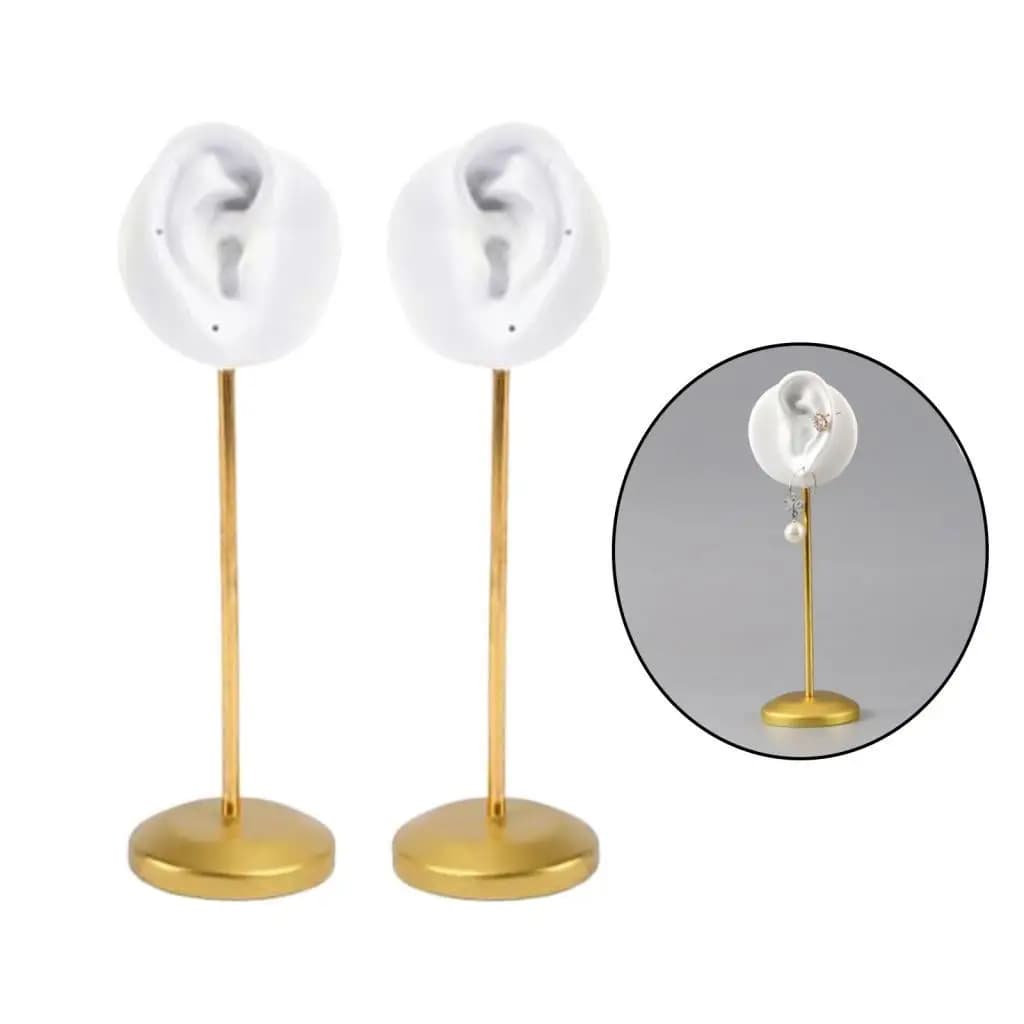 Durable Earring Display Stand Gifts Ear Hooks Storage Rack Photography Prop Hanger Shelf Ear Stud Holder for Desktop Women Girls
