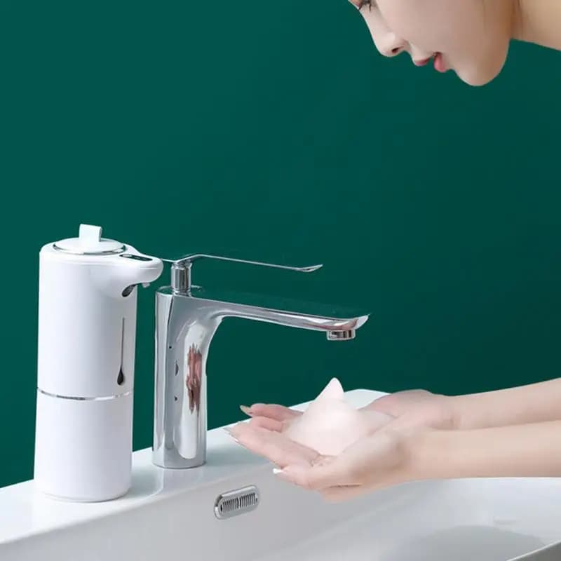 Dispenser elettrico senza contatto Dispenser elettrico per sapone per le mani senza contatto Porta liquidi per piatti per mani da 280 ml con sensore regolabile
