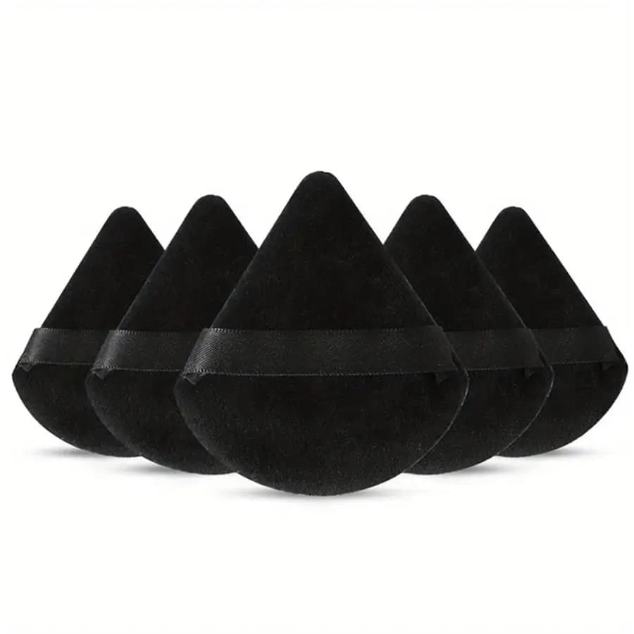 5/6 pcs. Triangular sprayers for powder and liquid powder, soft and soft, for foundation and make-up