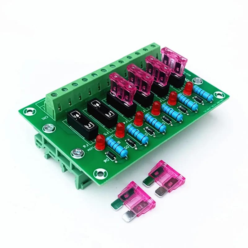 Modulo fusibili a 6 cifre, pannello di distribuzione, scheda modulo