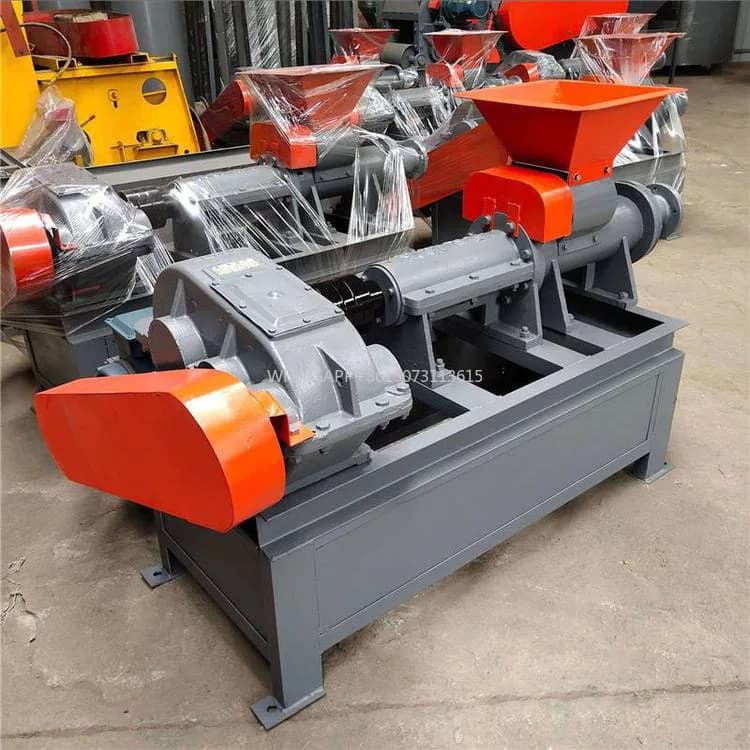 Automatic Energy Saving Coal Charcoal Rod Sticks Extruder Making Machine Carbon Powder Molding Briquette Equipment