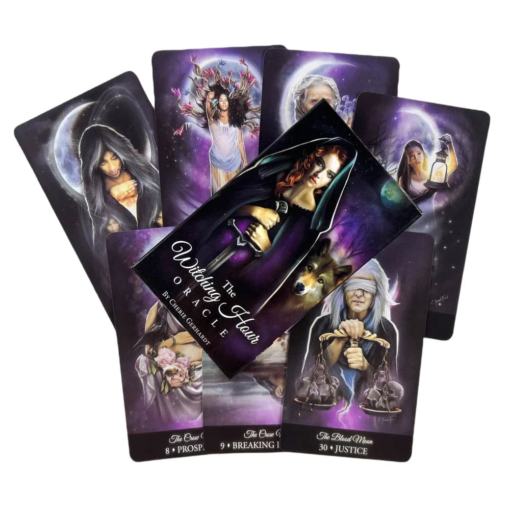 The Witch Hour Oracle Cards divertente da usare astrologia mazzo di divinazione dei tarocchi English Vision Edition gioco da tavolo per la festa