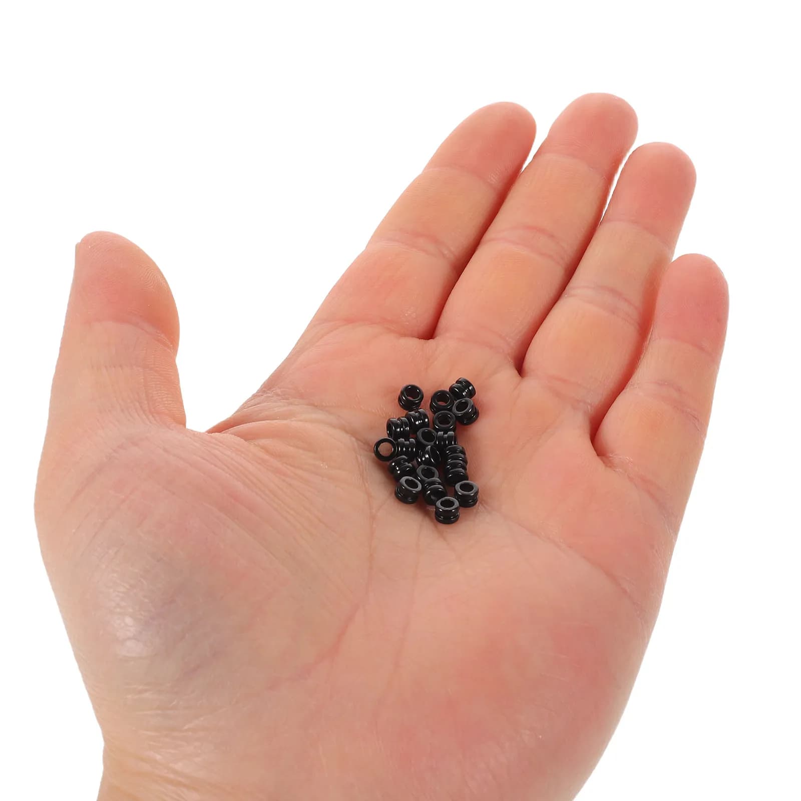 50 Pezzi Perline Premium in Metallo per Corde di Chitarra, Perline per Ponte di Chitarra Acustica Folk, Legature per Corde di Ukulele Classico, per Accordatura Sicura e Stabile