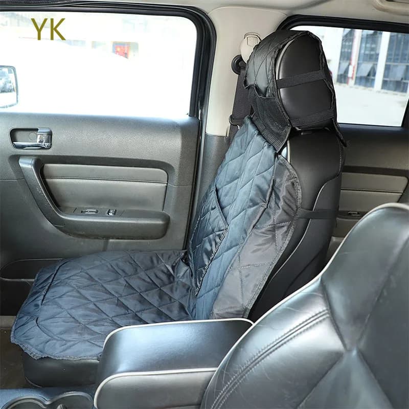 Per Hummer H2 2003-2009 Nero Auto Coprisedile Copilota Impermeabile Pet Zerbino Interni Accessori Auto