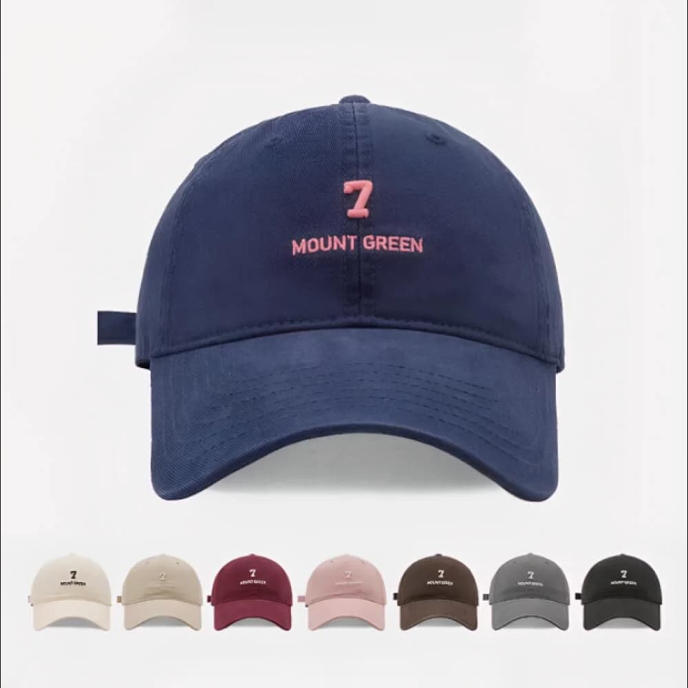 Cappello da Baseball con Ricamo 3D, in Cotone Lavato, Tesa Larga, per Uomo e Donna, Stile Coreano, Casual, da Esterno, Protezione Solare