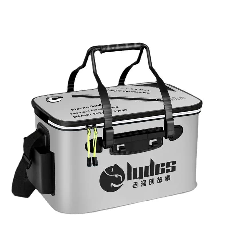 44/50cm Fishing bucket Fishing gear bag EVA Folding box for live fish Outdoor hand Waterproof camping excursion Water bag