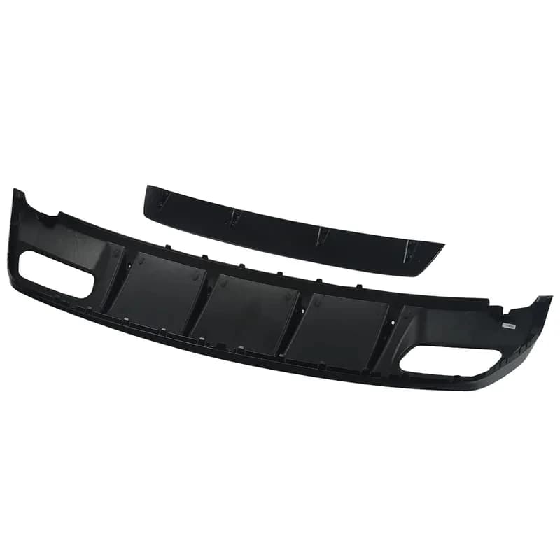 Mod Rear Bumper Spoiler Diffuser Lip With Exhaust Tail Tips Fit For W176 A45 A160 A180 A200 A220 A250 Hatchback 2012-2018 Car St