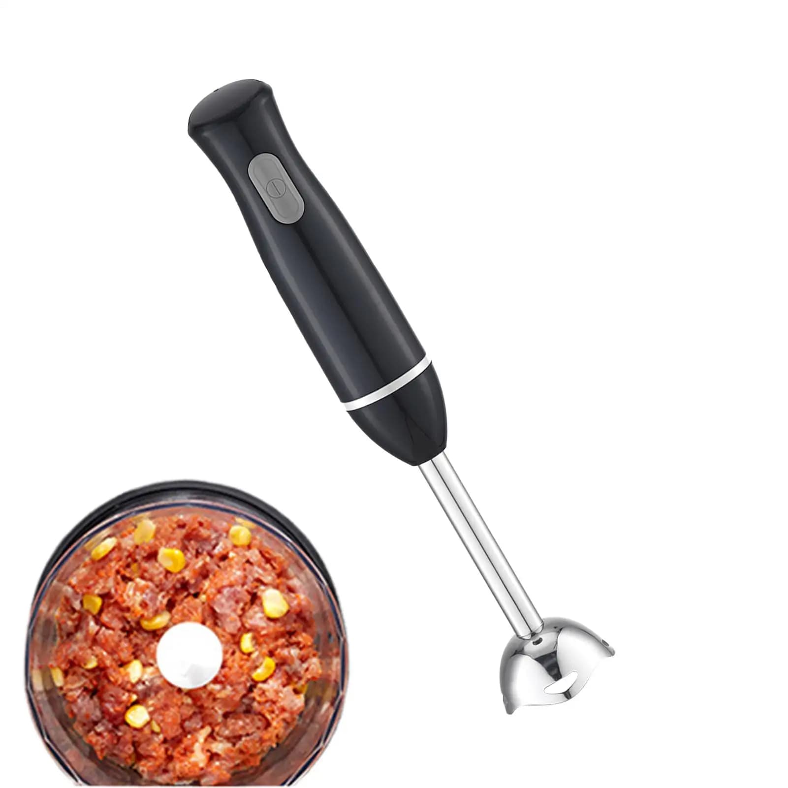 Stainless Steel Portable Electric Dive Blender, Kitchen Tools with 4 Blades, European Standard