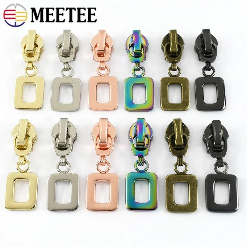 5/10/20 pezzi 5 # Cursore per cerniere in nylon Nastro per scarpe Cappotto Teste con cerniera Borsa Borsa Zip Tira Kit di riparazione Accessori per cucire fai da te
