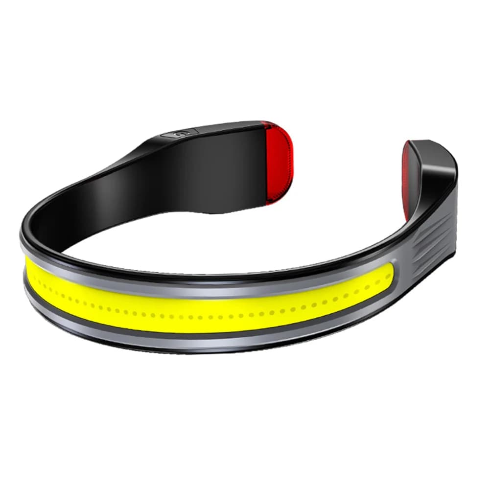 Camping Fishing Head Lamp Lantern Portable Red Warning Tail Light USB Rechargeable for Adventure Night Cycling Emergency