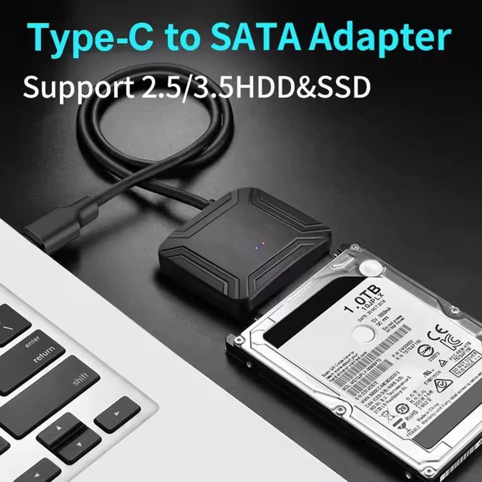 Cavo Congdi USB 3.0 a SATA Cavi convertitori adattatore Sata III a USB Supporto disco rigido adattatore HDD SSD esterno da 2,5/3,5 pollici