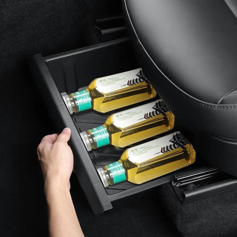 Scatola portaoggetti sotto il sedile per Tesla Model Y 2020-2024 e Model Y 2025 2026 Juniper - Organizer sotto-sedile, accessori auto