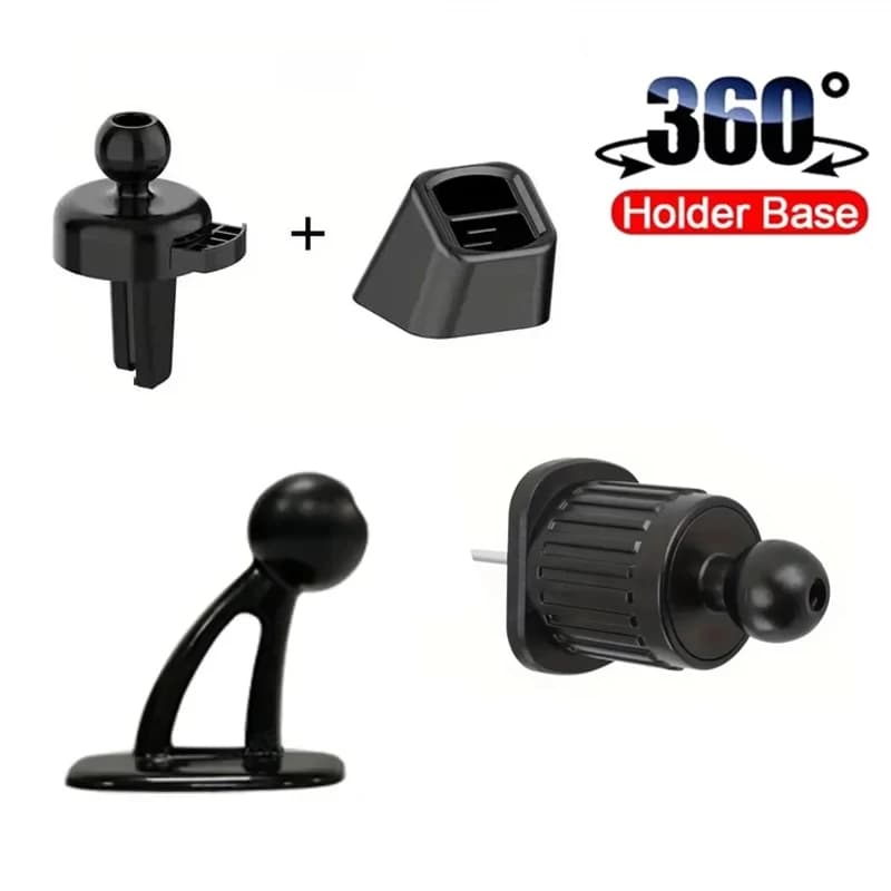 17mm Ball Head Car Phone Holder Base for Auto Dashboard Air Vent Mobile Phone Stand Support Parts Phone Stand Base Fixing Clip