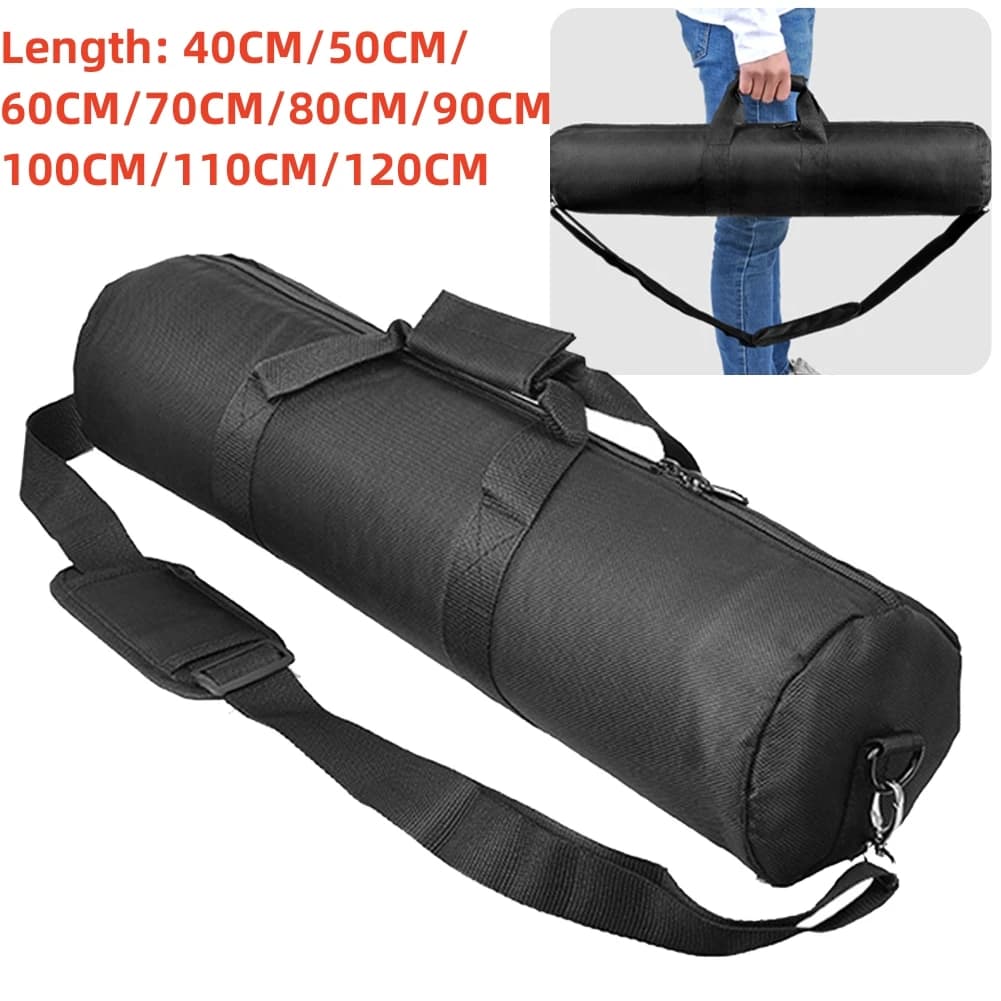 Mic Camera Bracket Tripod Bag, made of waterproof, lightweight and durable Oxford fabric, includes shoulder strap