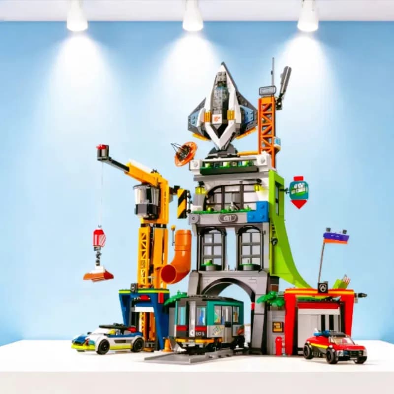 60473 Modello Creativo Torre di Comando Cittadina, Blocchi da Costruzione per Adulti, Giocattolo per Bambini, Regalo di Compleanno, 1941 Pezzi