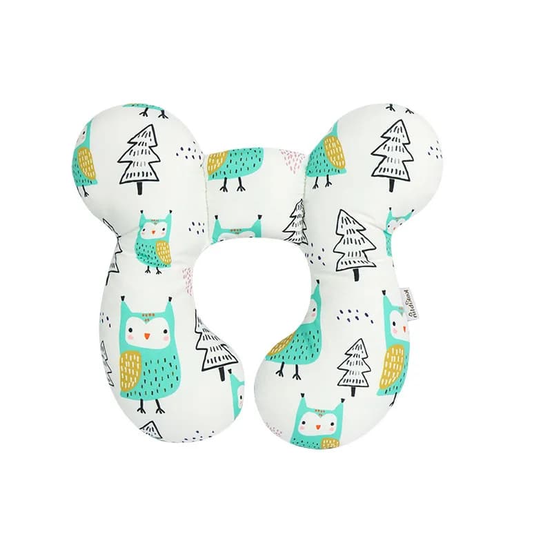 Cuscino per bambini Lettino per bambini a forma di U Sedile di sicurezza per auto da viaggio Protezione per il collo Carrello per styling fisso Cuscino Regalo per neonato P1