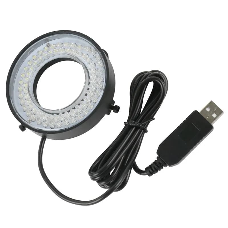 72LED 144LED adjustable ring light, microscope light source, industrial camera fill light