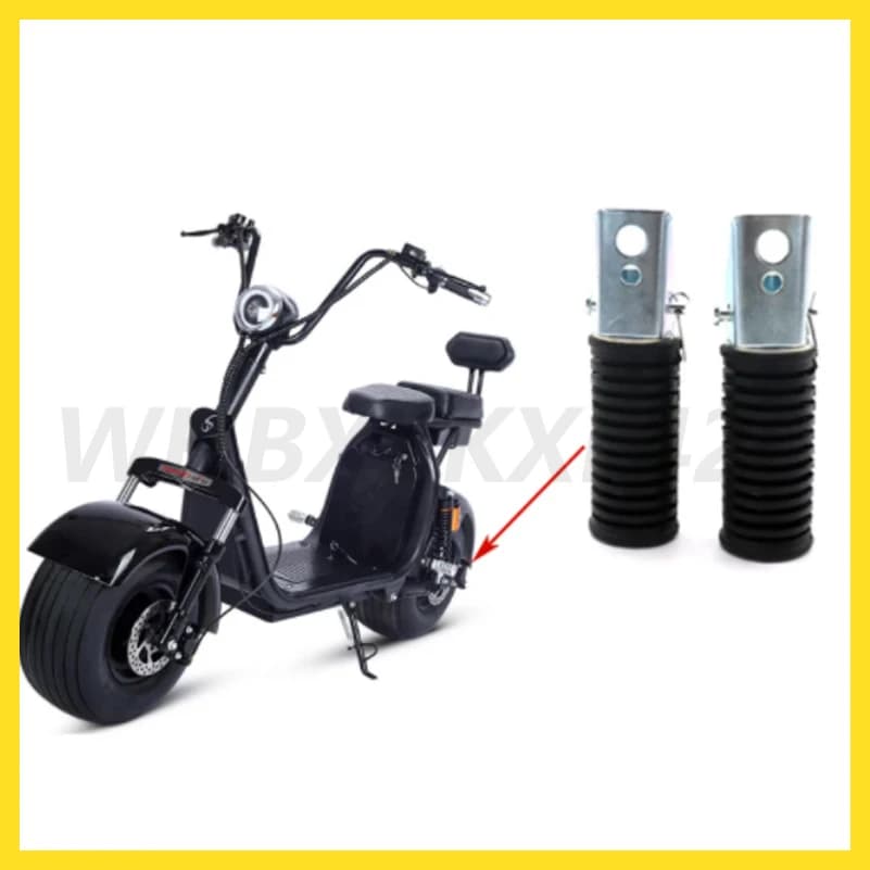 Per Citycoco Scooter elettrico Poggiapiedi posteriore Accessori per la modifica della bici Parte pieghevole Pezzi di ricambio Staffa per pedale