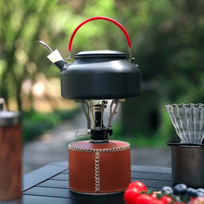 Mini integrated camping stove for picnic with electronic field stove Portable cooker Cooking Tools