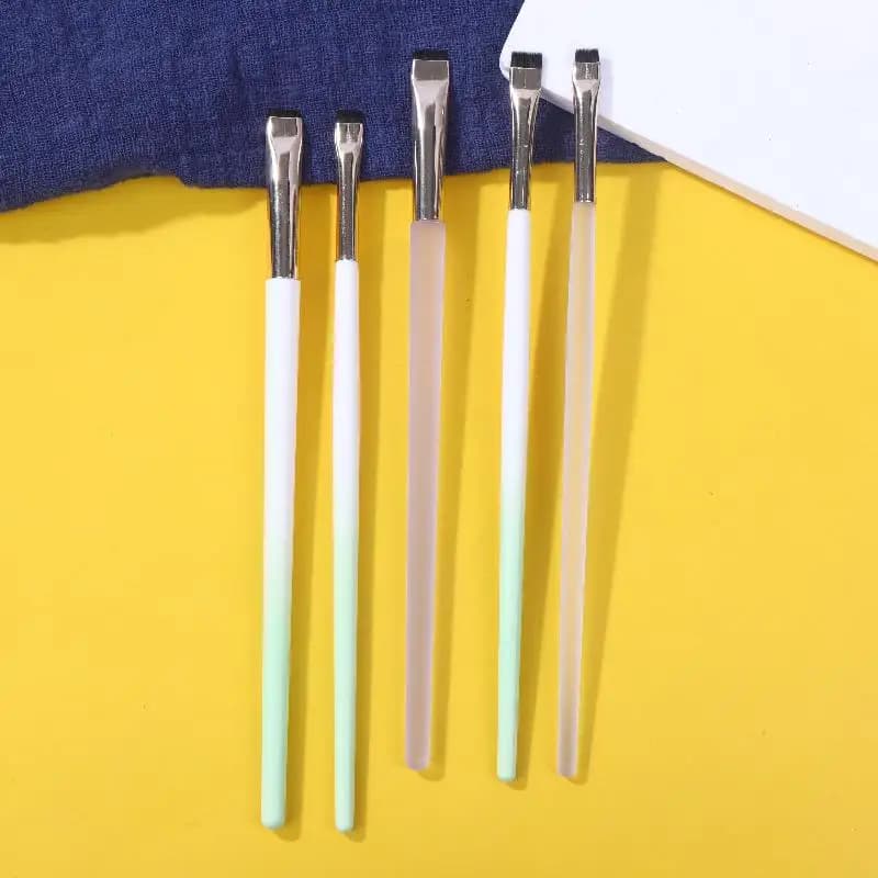 15.5cm Gradient Handle Flat Brush Perming Eyelashes Lash Lift Tool Eyelash Perm Rod Eyelash Applicator Makeup Tool & Accessories