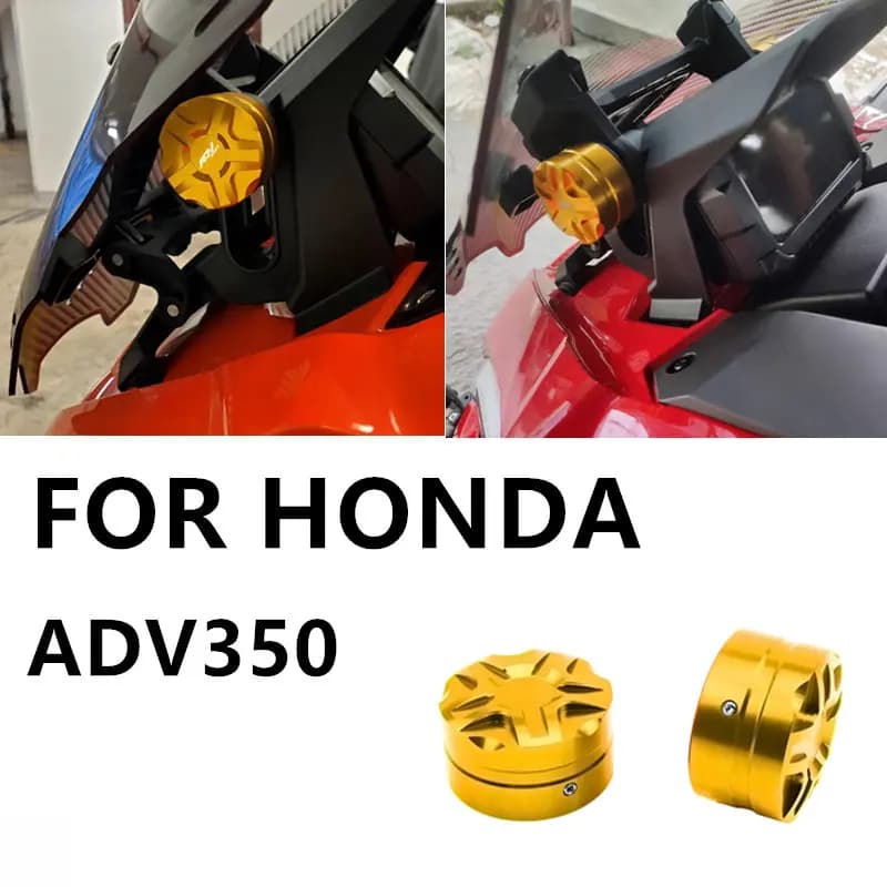 Copertura dell'interruttore di sollevamento del parabrezza del motociclo per Honda ADV 350 ADV350 Accessori per la modifica della regolazione del parabrezza in alluminio CNC