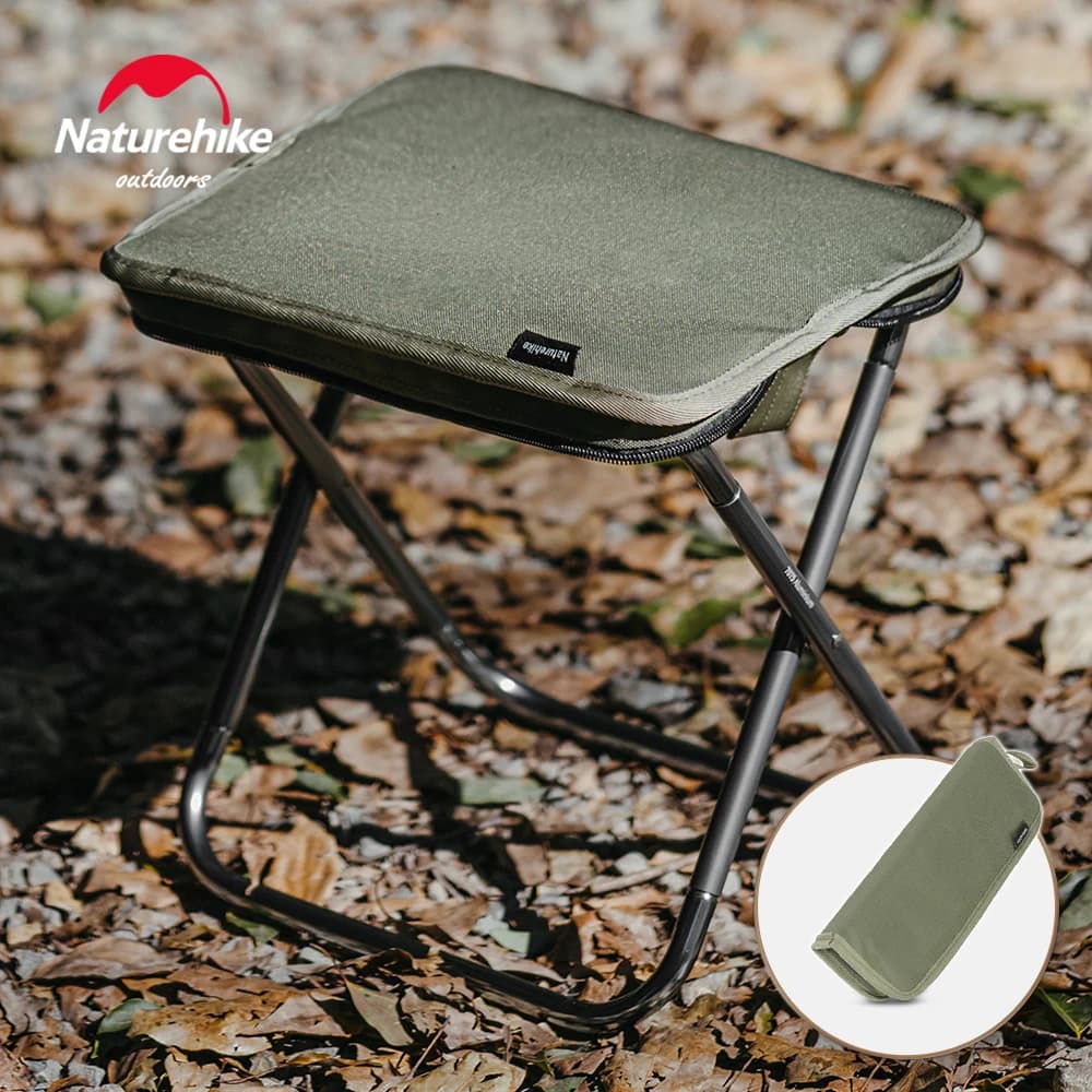 Naturehike Ultralight Aluminum Folding Stool Camping Easy Folding Stool for Outdoor Picnic