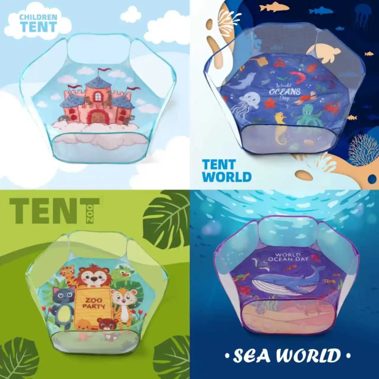 Piscina di palline divertente per bambini, tenda da gioco portatile per esterni - Facile da montare, nessuna installazione richiesta, recinto per giochi e feste, decorazione per feste di Halloween/Natale/Giorno del Ringraziamento/compleanno, regalo per le vacanze