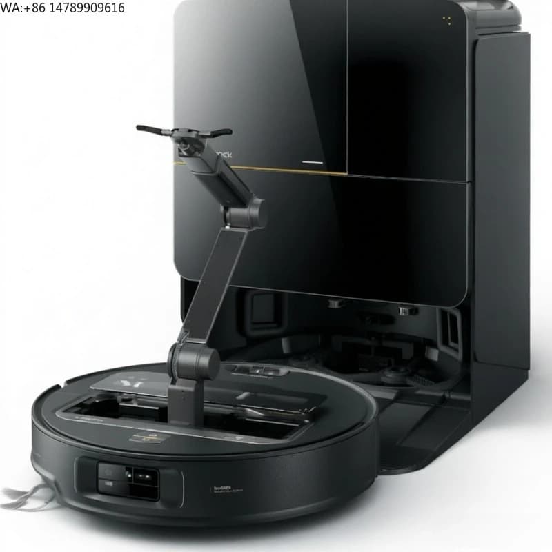 Robot Aspirapolvere Intelligente Roborock OmniGrip 22000Pa Slim FlexiArm AdaptiLift con Chassis per Evitamento Ostacoli Automatico