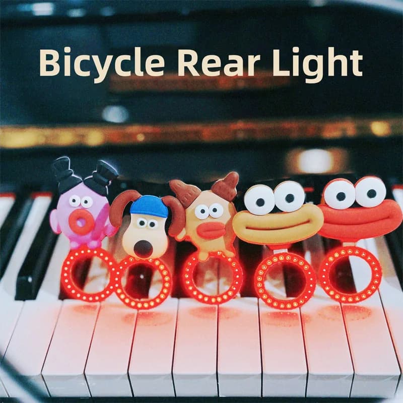 Luce posteriore per bici Photon Drop Lampada di avvertimento Fanale posteriore per bicicletta a LED ricaricabile impermeabile MTB Road Bike Ciclismo Photondrop Light