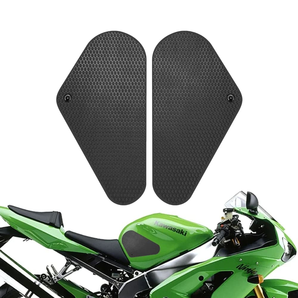 Tappetino di trazione per serbatoio moto adesivo antiscivolo protezione per ginocchio a Gas per Kawasaki ZX6R 636 ZX9R 2000 2001 2002 2003 2004