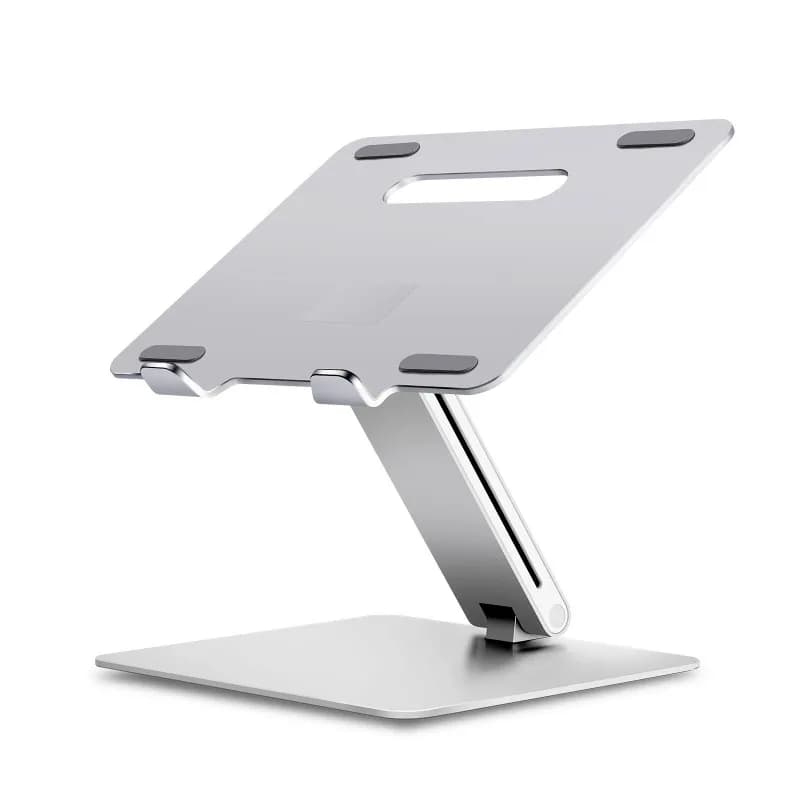 Supporto per Laptop Pieghevole in Lega di Alluminio, Altezza Regolabile, Rialzo per Notebook, Supporto da Scrivania per MacBook