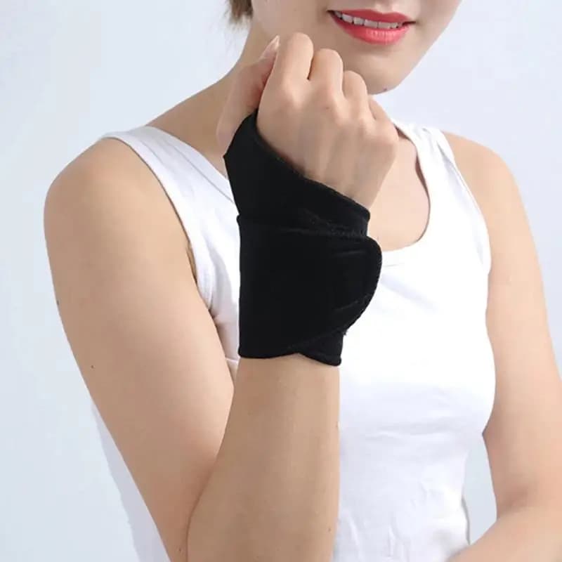 [YY35]【xxx】1 Pezzo Fascia da Polso Autoriscaldante con Terapia Magnetica, Supporto Compressivo per Alleviare il Dolore, Scaldamani