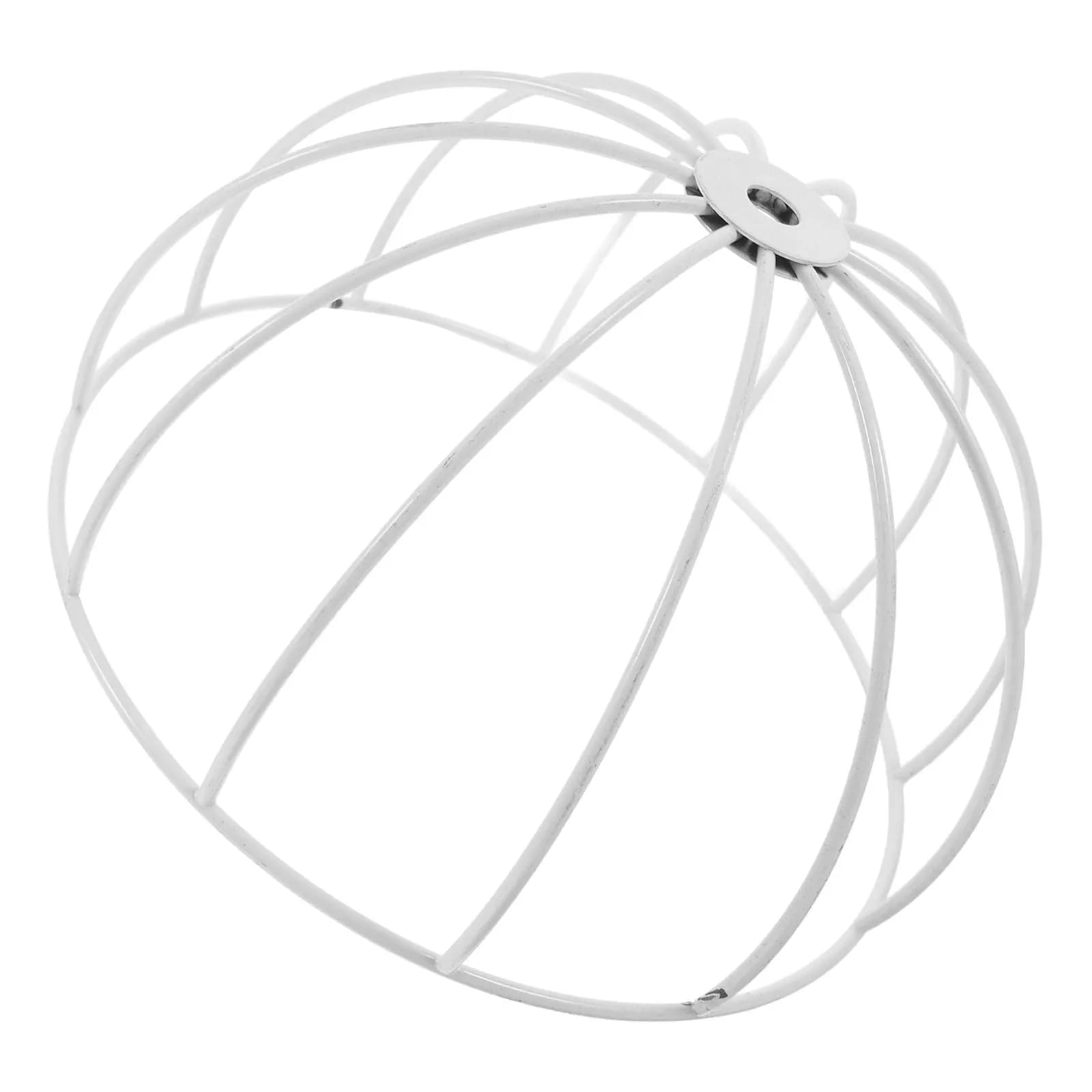 DIY Iron Lamp Shade Frame Handcrafted Dream Catcher Style Pendant Light Fixture Cage Design for Home Decor Living Room Bedroom