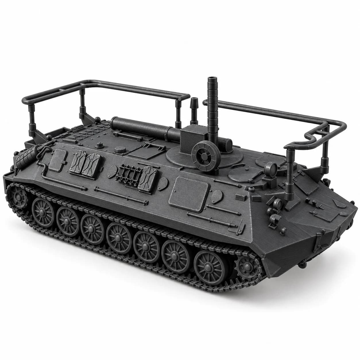 SSMODEL 1/72 1/100 1/144 1/200 Multi-Scale BTR-56PU Soviet Cold War CMD Tank Resin Model Kit TSS0470