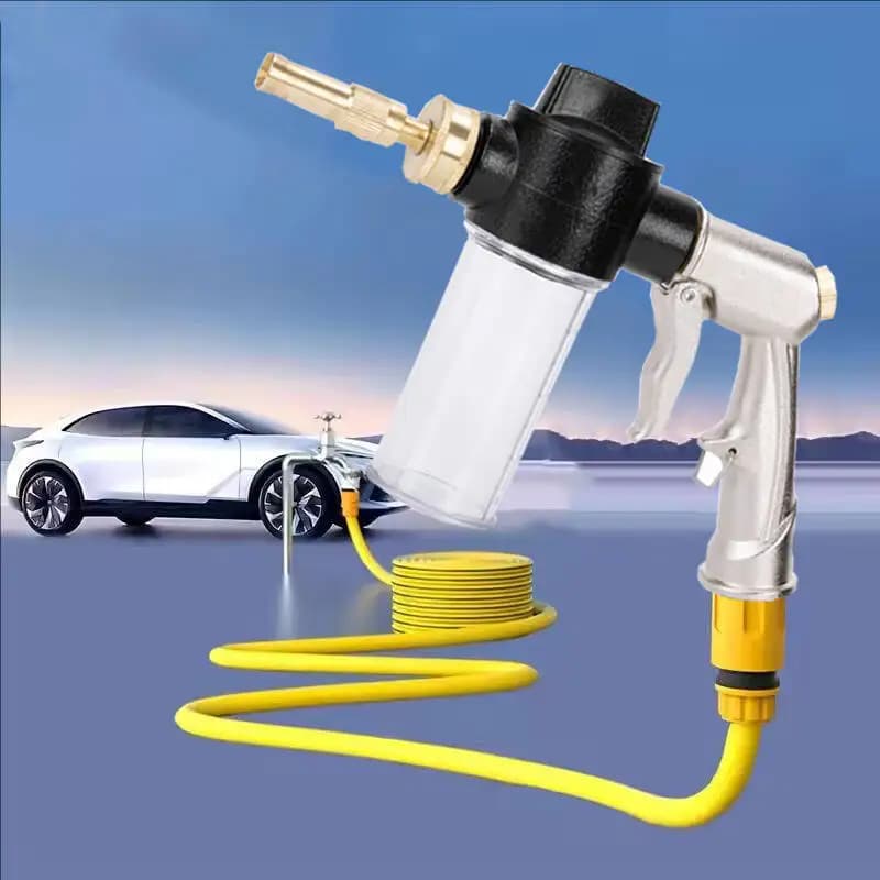 Pistola ad acqua in metallo per giardino, ugello per irrigazione, pistola schiumogena ad alta pressione per lavaggio auto, strumenti per irrigazione e pulizia