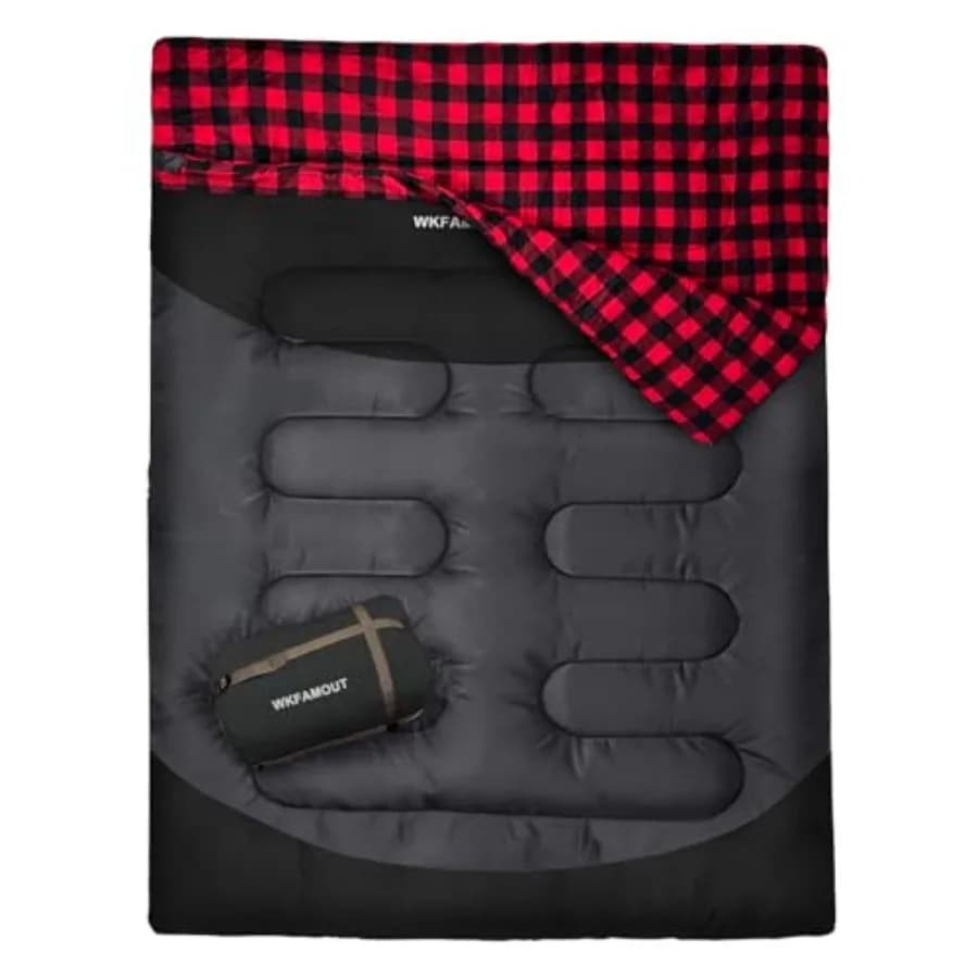 Double Pele Bag for Adults, Washable in Washing Machine, for 2 People, Pele Bag from Camping Queen Size Waterproof with Compression Bag