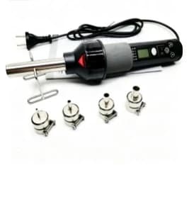 220V Portable Temperature-Controlled Hot Air Gun Digital Display Heat Gun GJ-8018LCD with Nozzle Stand Soldering Station