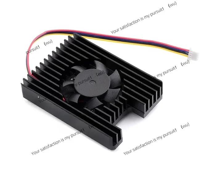 Suitable for Raspberry Pi CM5 special fan 5V PWM cooling fan with aluminum alloy cooling integrated radiator 3007