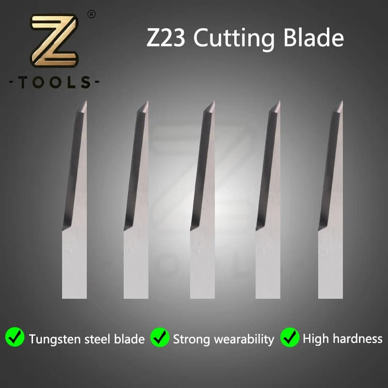 Z23 ZBlade Digital Swing Vibrant Knife CNC Machining Tools with Tip CNC Cutting Blades for Leather KT PVC Card