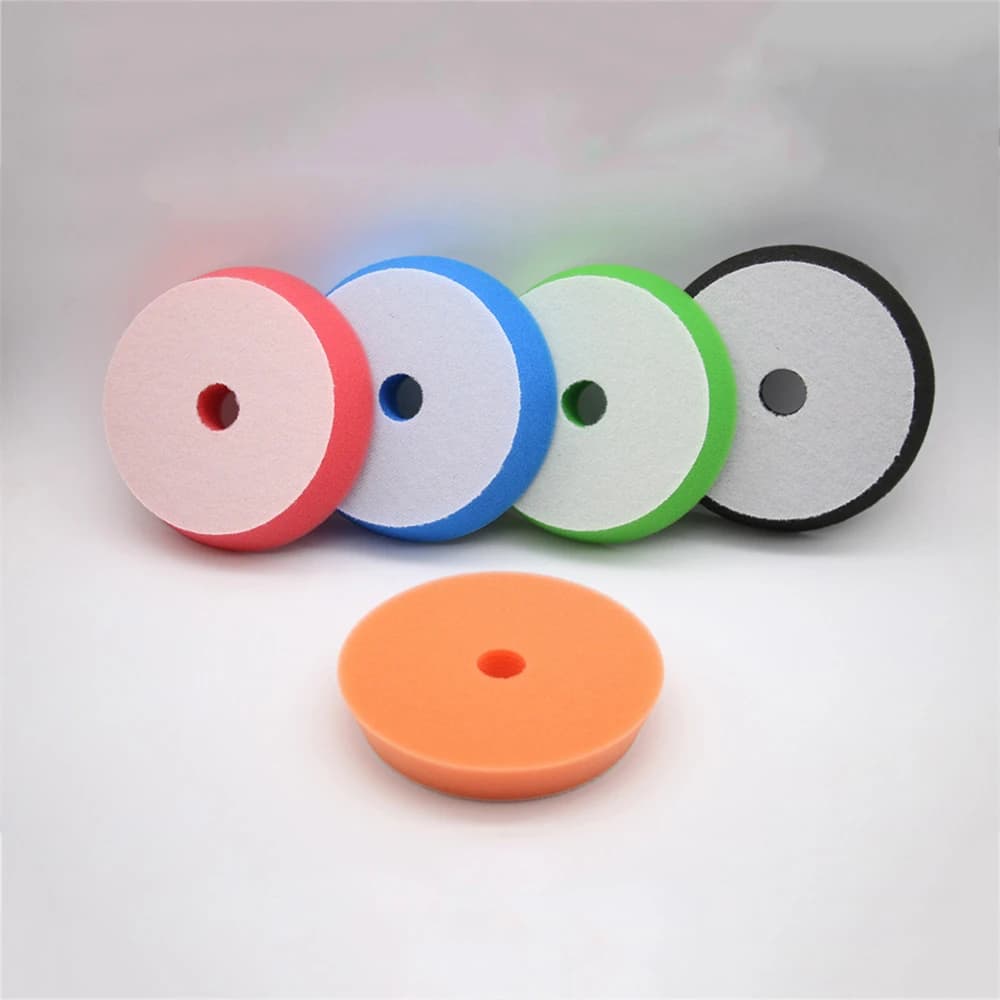 Tamponi per lucidatura per auto da 6 pollici Spugna per lucidatura Lucidatura Tampone per ceretta Ruota per kit tampone per lucidatore per auto 5 pezzi