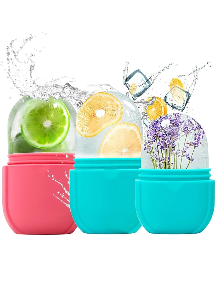 Silicone ice cube tray mold Viso Beauty Lifting Face tool with ice Acne contour Eye skin Educe Roller Ball Care Massage