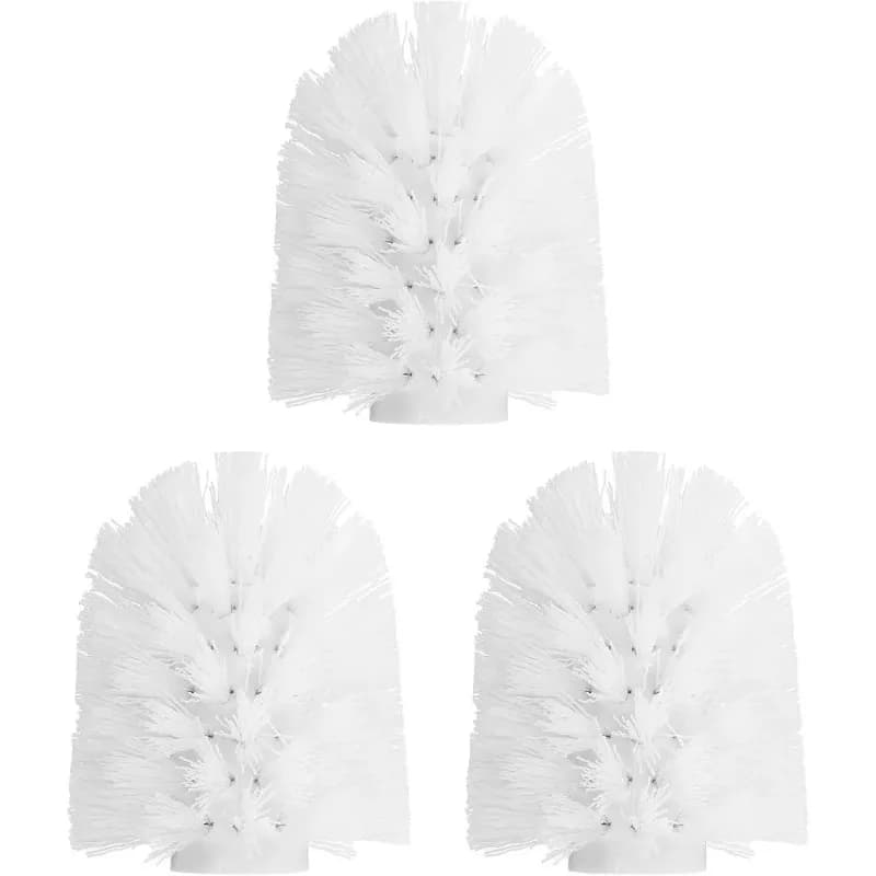 Household Brush Head No Dead Corners White Replacement HeadToilet Brush Bathroom Brush Cleaning Toilet Brush 1/3pcs