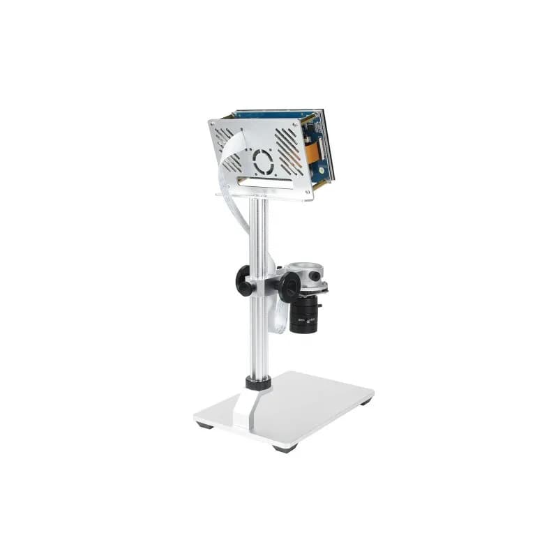 Pi4 Microscopy Lights, Raspberry Pi Microscopy Kit, 12 MP Visual Enlargement, Microscopy Screen Bracket