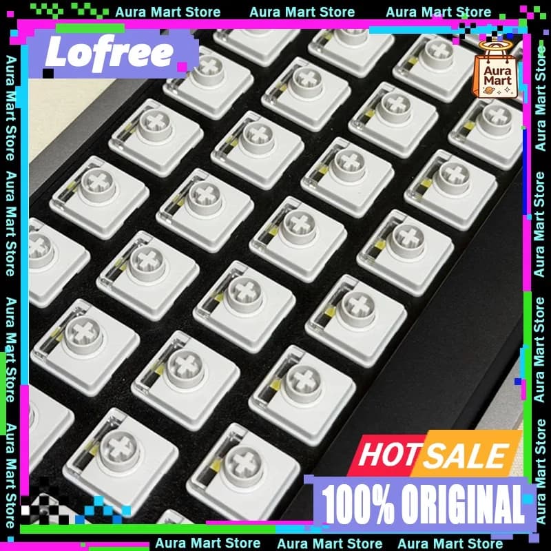 Tastiera Meccanica Lofree POM Low Axis Cloud Series Xiaoshun 2 con Personalizzazione dell'Asse, Hot Plug, Personalizzazione Kaihua