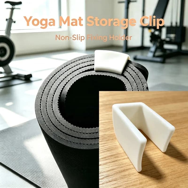 3D Printed Yoga Mat Storage Clip, Non-Slip Mat Fastener, Home Fitness Mat Storage and Tightening Bracket