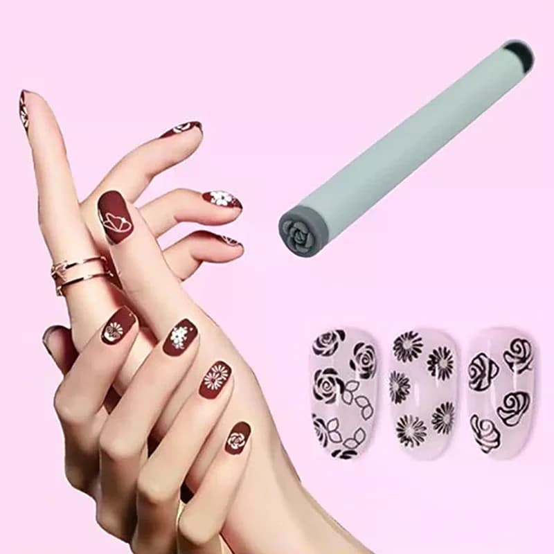12/36PCS Nail Art Stamp Pen Set Design fai da te Nail Craft Graffiti Fiore Nail Stamper Nail Art Punteggiatura Strumenti Design semplice