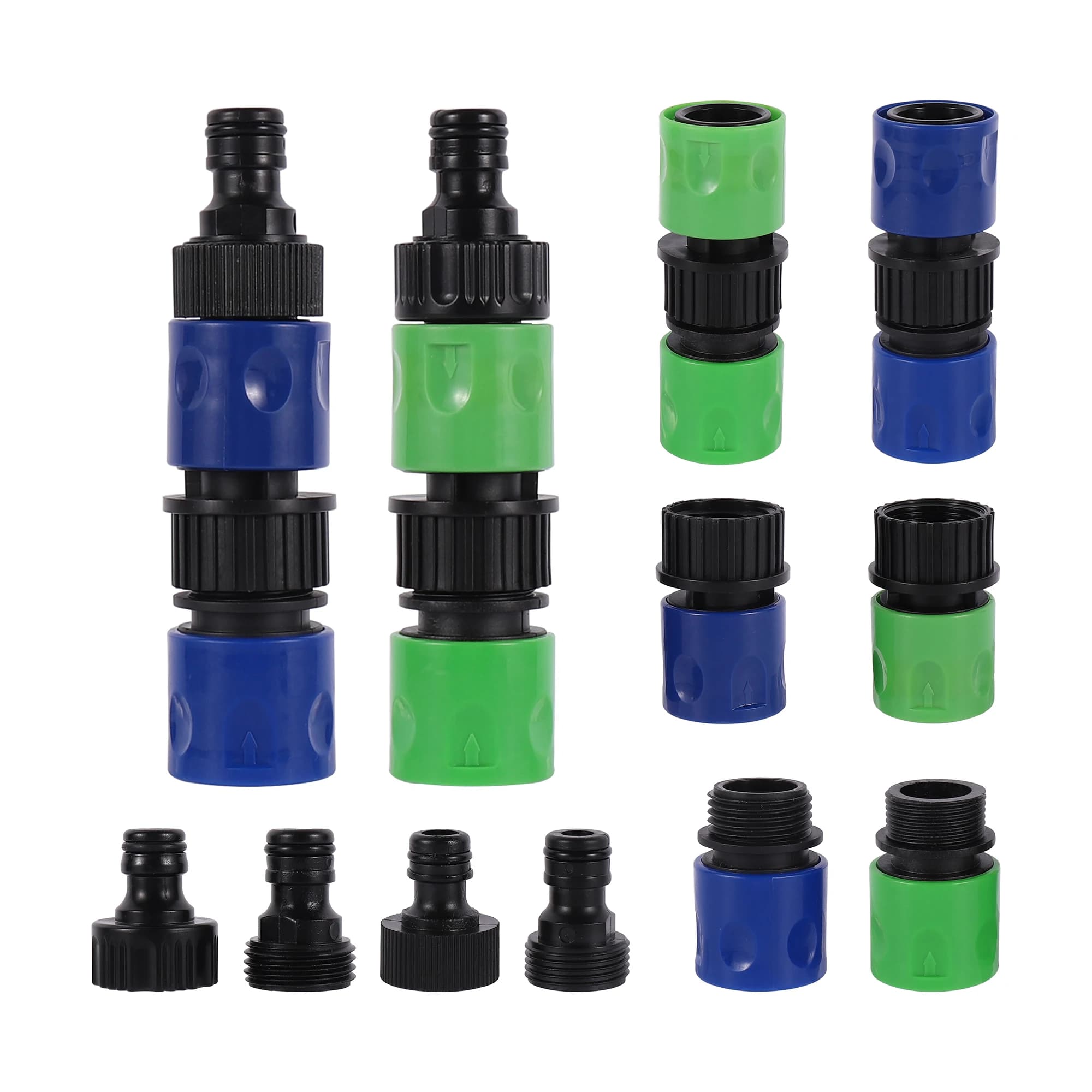 Raccordo filettato US/EU da 3/4 pollici Connettore rapido per ciuccio da 16 mm Connettore rapido per tubo da giardino Connettore per acqua di irrigazione